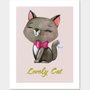 Lovely cat Posters and Art